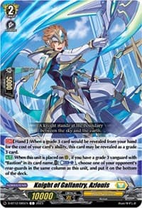 Knight of Gallantry, Azlouis - D-BT12: Evenfall Onslaught - Cardfight Vanguard card