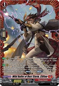 Wild Bullet of Dust Storm, Clifton (FR) - D-BT12: Evenfall Onslaught - Cardfight Vanguard card