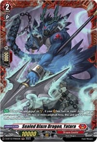 Sealed Blaze Dragon, Yatara (FR) - D-BT12: Evenfall Onslaught - Cardfight Vanguard card