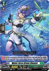 Water-force Brave Shooter - D-BT12: Evenfall Onslaught - Cardfight Vanguard card