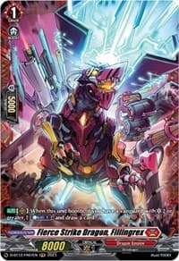 Fierce Strike Dragon, Fillingrex (FR) - D-BT12: Evenfall Onslaught - Cardfight Vanguard card