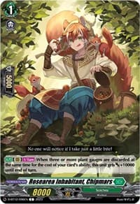 Rosearea Inhabitant, Chipmars - D-BT12: Evenfall Onslaught - Cardfight Vanguard card
