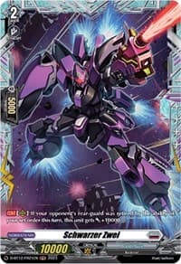 Schwarzer Zwei (FR) - D-BT12: Evenfall Onslaught - Cardfight Vanguard card