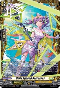 Delta Append Sorceress (FR) - D-BT12: Evenfall Onslaught - Cardfight Vanguard card