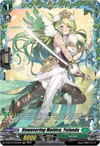 Unwavering Maiden, Yolanda (FR) - D-BT12: Evenfall Onslaught - Cardfight Vanguard card