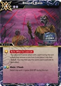Bloody Rain (Champion Card Set Vol. 3) - Launch & Event Promos - Battle Spirits Saga card