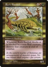 Rock Basilisk - Mirage - Magic: The Gathering card