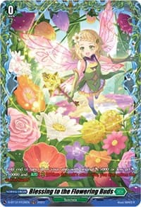 Blessing to the Flowering Buds (FR) - D-BT12: Evenfall Onslaught - Cardfight Vanguard card