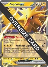 Zapdos ex - 049 - Jumbo Cards - Pokemon card