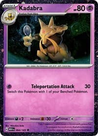 Kadabra - 064/165 (Cosmos Holo) - Miscellaneous Cards & Products - Pokemon card