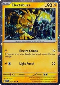 Electabuzz - 125/165 (Cosmos Holo) - Miscellaneous Cards & Products - Pokemon card
