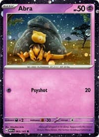 Abra - 063/165 (Cosmos Holo) - Miscellaneous Cards & Products - Pokemon card