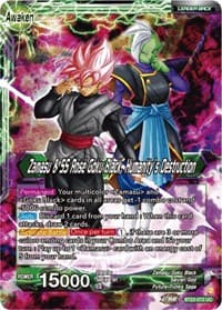 Zamasu & Goku Black // Zamasu & SS Rose Goku Black, Humanity's Destruction - Perfect Combination - Dragon Ball Super: Masters card