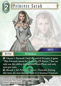 Princess Sarah - Beyond Destiny - Final Fantasy TCG card
