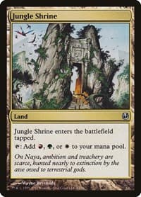 Jungle Shrine - Duel Decks: Ajani vs. Nicol Bolas - Magic: The Gathering card