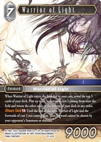Warrior of Light - Beyond Destiny - Final Fantasy TCG card
