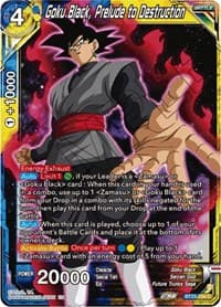 Goku Black, Prelude to Destruction - Perfect Combination - Dragon Ball Super: Masters card