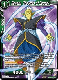 Gowasu, Thoughts of Zamasu - Perfect Combination - Dragon Ball Super: Masters card