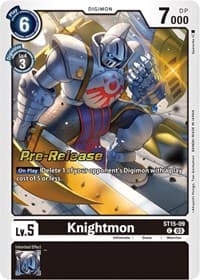 Knightmon - Starter Deck 15: Dragon of Courage Pre-Release Cards - Digimon Card Game card