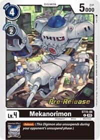 Mekanorimon - Starter Deck 15: Dragon of Courage Pre-Release Cards - Digimon Card Game card