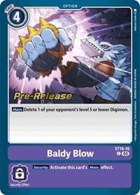 Baldy Blow - Starter Deck 16: Wolf of Friendship Pre-Release Cards - Digimon Card Game card