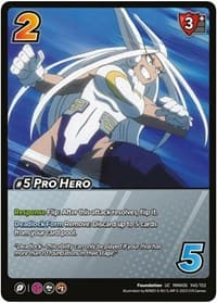 #5 Pro Hero - UniVersus: My Hero Academia: Jet Burn - UniVersus card