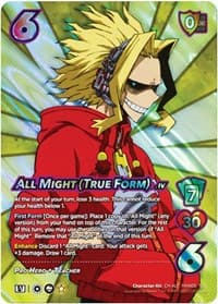 All Might (True Form) - UniVersus: My Hero Academia: Jet Burn - UniVersus card