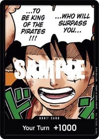 DON!! Card (Monkey.D.Luffy) (1st Anniversary DON!! Card Pack) - One Piece Promotion Cards - One Piece Card Game card