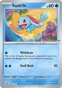 Squirtle - 007/165 (Pokemon Center Exclusive) - Miscellaneous Cards & Products - Pokemon card