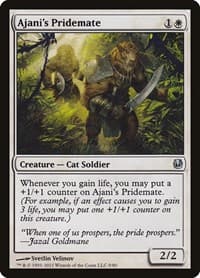 Ajani's Pridemate - Duel Decks: Ajani vs. Nicol Bolas - Magic: The Gathering card