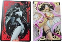 Metal Angel of Light/Fallen Angel Dual-Sided Field Center Token - ManaMoon Field Center Tokens - Collectible Storage card