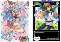 Metal Crossover Series - Isekai! Dual-Sided Field Center Token (White/Black) - ManaMoon Field Center Tokens - Collectible Storage card