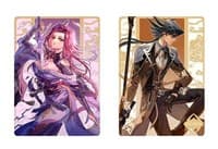 Metal Raiden Rose Witch and Shooting Star Li Dual-Sided Field Center Token - ManaMoon Field Center Tokens - Collectible Storage card