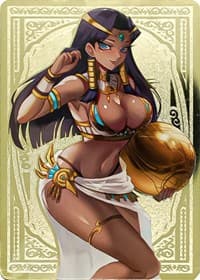Metal Summer Ra Field Center Token - ManaMoon Field Center Tokens - Collectible Storage card