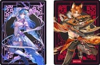 Metal Shina, the Performafrost & Kyoja, the Cindersinner Dual-Sided Field Center Token - ManaMoon Field Center Tokens - Collectible Storage card