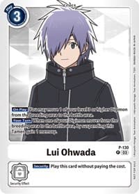 Lui Ohwada - P-130 (NYCC 2023 Demo Deck) - Digimon Demo Deck Exclusive Cards - Digimon Card Game card