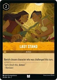 Last Stand - Rise of the Floodborn - Disney Lorcana card