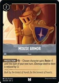 Mouse Armor - Rise of the Floodborn - Disney Lorcana card