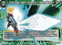 Final Hope Slash, Humanity's Secret Weapon - Perfect Combination - Dragon Ball Super: Masters card