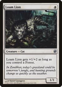 Loam Lion - Duel Decks: Ajani vs. Nicol Bolas - Magic: The Gathering card
