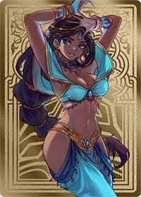 Metal Yasmine Field Center Token - ManaMoon Field Center Tokens - Collectible Storage card