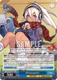 Minneapolis (RRR) - Azur Lane - Weiss Schwarz card