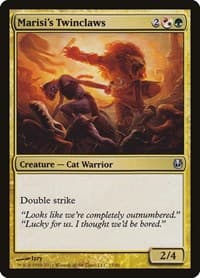 Marisi's Twinclaws - Duel Decks: Ajani vs. Nicol Bolas - Magic: The Gathering card