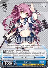 Craven (RRR) - Azur Lane - Weiss Schwarz card