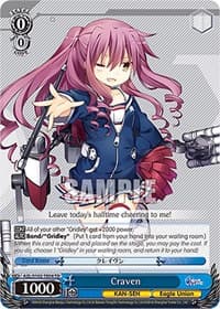 Craven - Azur Lane - Weiss Schwarz card