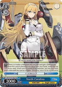 North Carolina - Azur Lane - Weiss Schwarz card