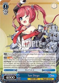 San Diego - Azur Lane - Weiss Schwarz card