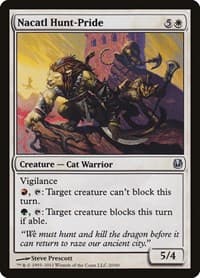 Nacatl Hunt-Pride - Duel Decks: Ajani vs. Nicol Bolas - Magic: The Gathering card