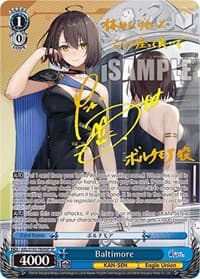Baltimore (SP) (Gold Signature) - Azur Lane - Weiss Schwarz card
