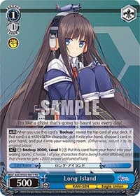 Long Island - Azur Lane - Weiss Schwarz card